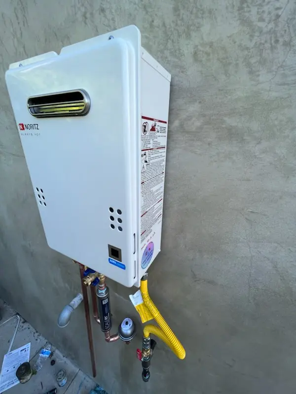 Tankless water heater installation for Mayo Mills homes