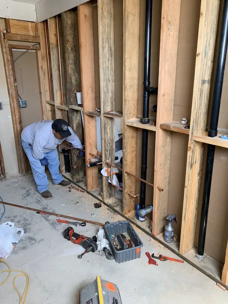 Commercial rough-in plumbing for Gas Line Repair in Mayo Mills